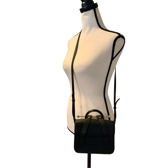 Strathberry Nano Tote - Black leather mini bag crossbody - Picture 8 of 15